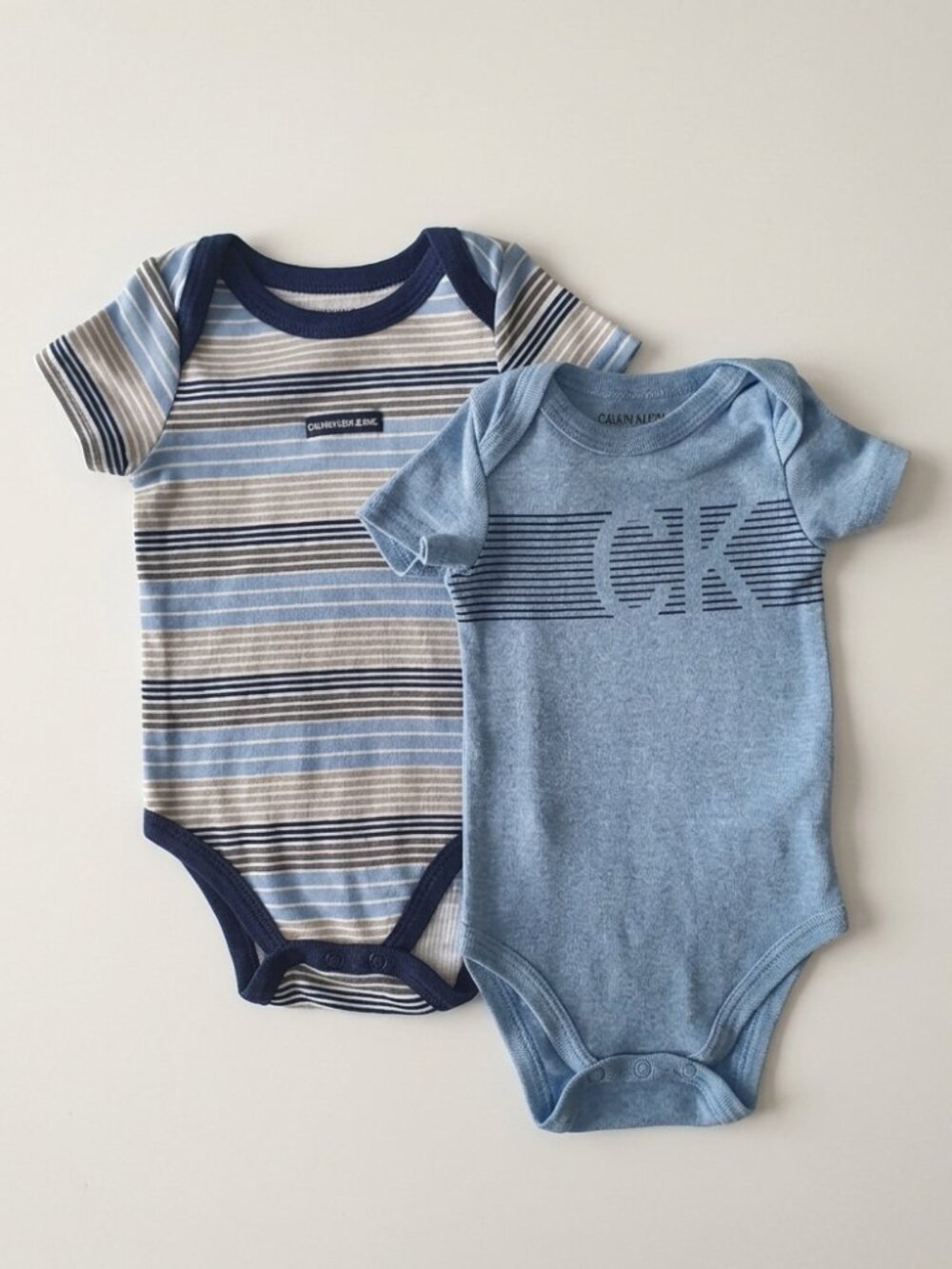 Calvin Klein Jeans Baby Boy Boduits Set (0-3 Months) - Pack of 2